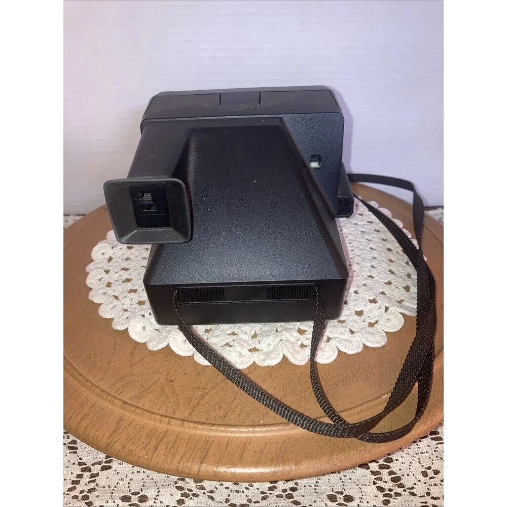 Polaroid Camera Spirit One Step 600 Land Black Instant Rainbow Stripe - UNTESTED